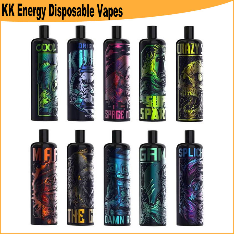 Original KK ENERGY 5000 puffs Disposable E cigarettes Vape Device Starter Kit 850mAh Battery 12ml Pre-Filled Pod Pen Mesh Coil Cartridges
Original KK ENERGY 5000 puffs Disposable E cigarettes Vape Device Starter Kit 850mAh Battery 12ml Pre-Filled Pod Pen Mesh Coil Cartridges