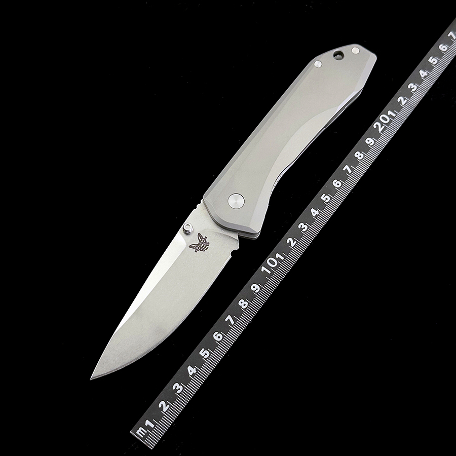 Benchmade 761 Ti Mono Titanium Alloy S35VN Folding Knife Outdoor Camping Hunting Pocket Tactical Self Defense EDC Tool BM275 275FE-2 BM550 535 Knife
Benchmade 761 Ti Mono Titanium Alloy S35VN Folding Knife Outdoor Camping Hunting Pocket Tactical Self Defense EDC Tool BM275 275FE-2 BM550 535 Knife