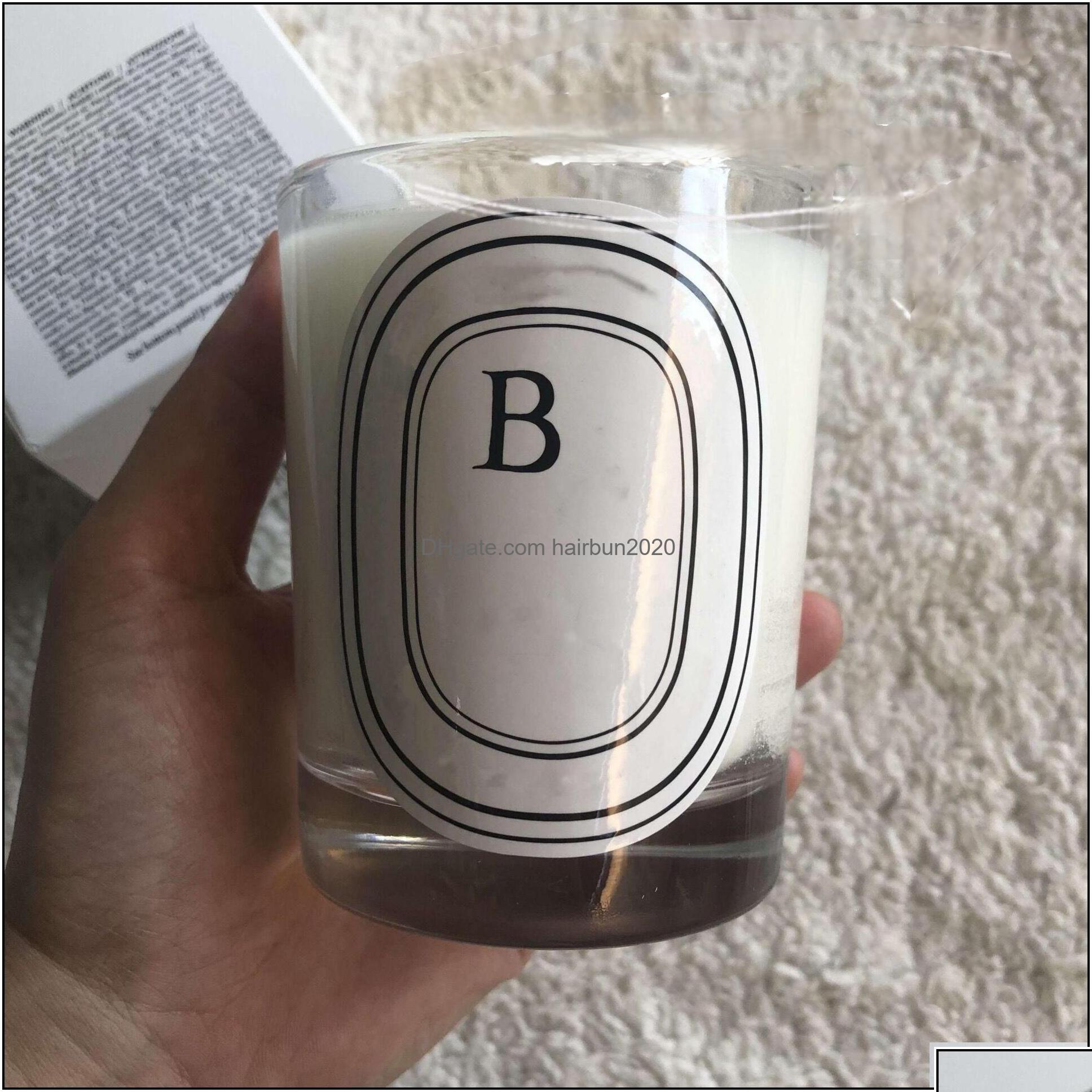 Candles Candles 190G Scented Candle Including Box Dip Colllection Bougie Pare Home Decoration Collection Item Drop Delivery