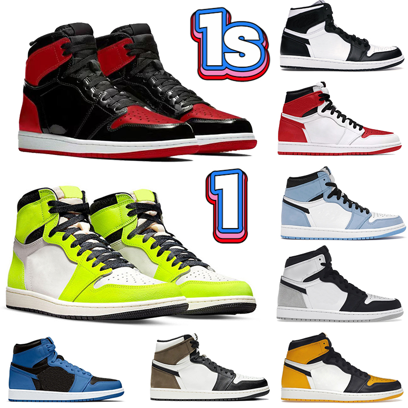 Jumpman 1 1s Mens Basketball Shoes Sneaker Chicago Lost and Found High OG Denim Patent Bred University Blue Light Smoke Grey Dark Mocha Men Women Sneakers Trainers, #47- bubble wrap packaging
Jumpman 1 1s Mens Basketball Shoes Sneaker Chicago Lost and Found High OG Denim Patent Bred University Blue Light Smoke Grey Dark Mocha Men Women Sneakers Trainers, #47- bubble wrap packaging