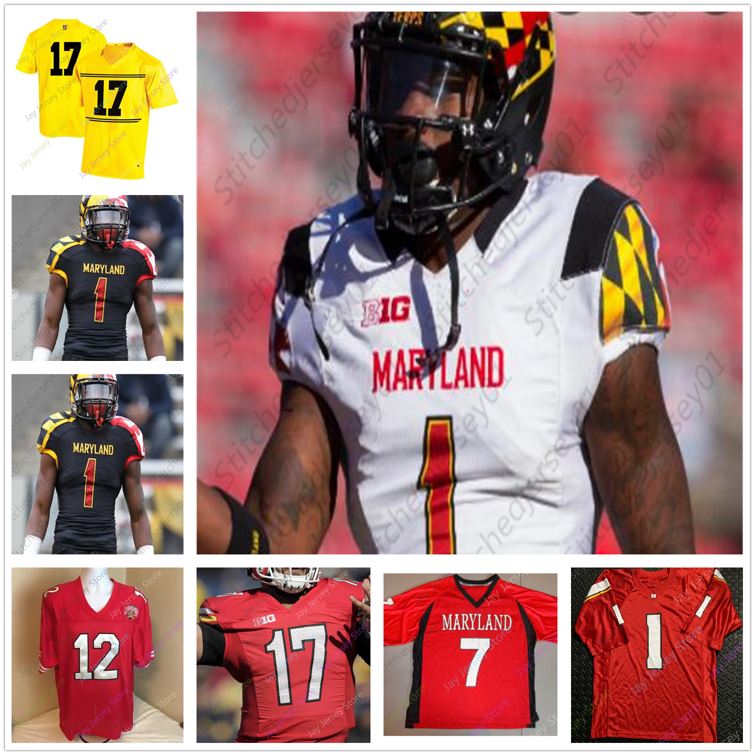 Football Jerseys Maryland Terrapins Football Jersey NCAA College Dontay Demus Jr.Stefon Diggs Taulia Tagovailoa Rakim Jarrett Tayon Fleet-Davis Isaiah Jacobs, Red
Football Jerseys Maryland Terrapins Football Jersey NCAA College Dontay Demus Jr.Stefon Diggs Taulia Tagovailoa Rakim Jarrett Tayon Fleet-Davis Isaiah Jacobs, Red