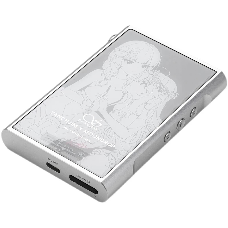 MP3 MP4 Players SHANLING Moondrop TANCHJIM M3X LTD Cobranded Limited Edition MQA Android Portable Music MP3 Player ACGN Printing Silver 221017
MP3 MP4 Players SHANLING Moondrop TANCHJIM M3X LTD Cobranded Limited Edition MQA Android Portable Music MP3 Player ACGN Printing Silver 221017