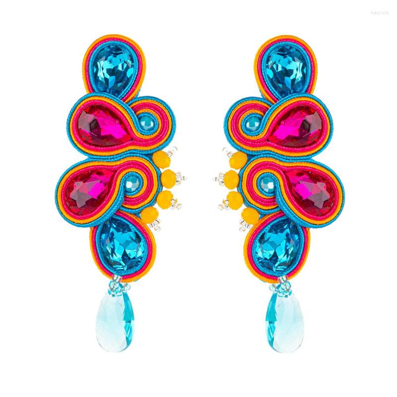 Dangle Earrings Soutache Handmade Luxury Long Women Fashion Jewelry 2022 Crystal Accseeories Color Boho Earring Gift
Dangle Earrings Soutache Handmade Luxury Long Women Fashion Jewelry 2022 Crystal Accseeories Color Boho Earring Gift