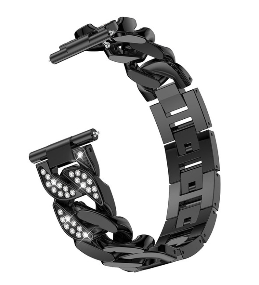 Black Women Watch Strap for Samsung Galaxy Watch 5/Pro/4 22mm 20mm WatchStrap Classic/3 Band 40mm 44mm 45mm 42mm Active 2 Cowboy Chain Diamond Bracelet
Black Women Watch Strap for Samsung Galaxy Watch 5/Pro/4 22mm 20mm WatchStrap Classic/3 Band 40mm 44mm 45mm 42mm Active 2 Cowboy Chain Diamond Bracelet
