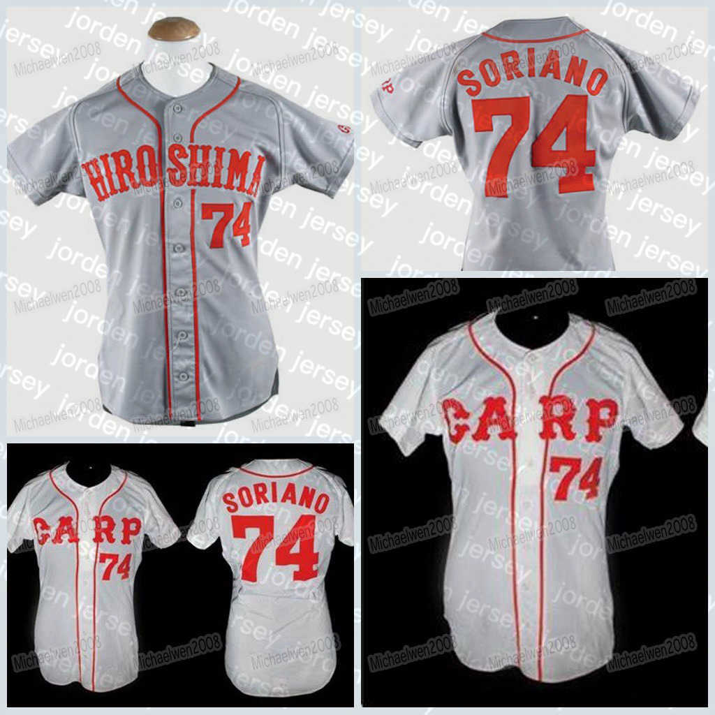 Baseball Jerseys NEW College Baseball Wears Alfonso Soriano 74 Hiroshima Carp Movie Baseball Jersey 100% Double Stitched Embroidery Vintage high-quality Men, Grey
Baseball Jerseys NEW College Baseball Wears Alfonso Soriano 74 Hiroshima Carp Movie Baseball Jersey 100% Double Stitched Embroidery Vintage high-quality Men, Grey
