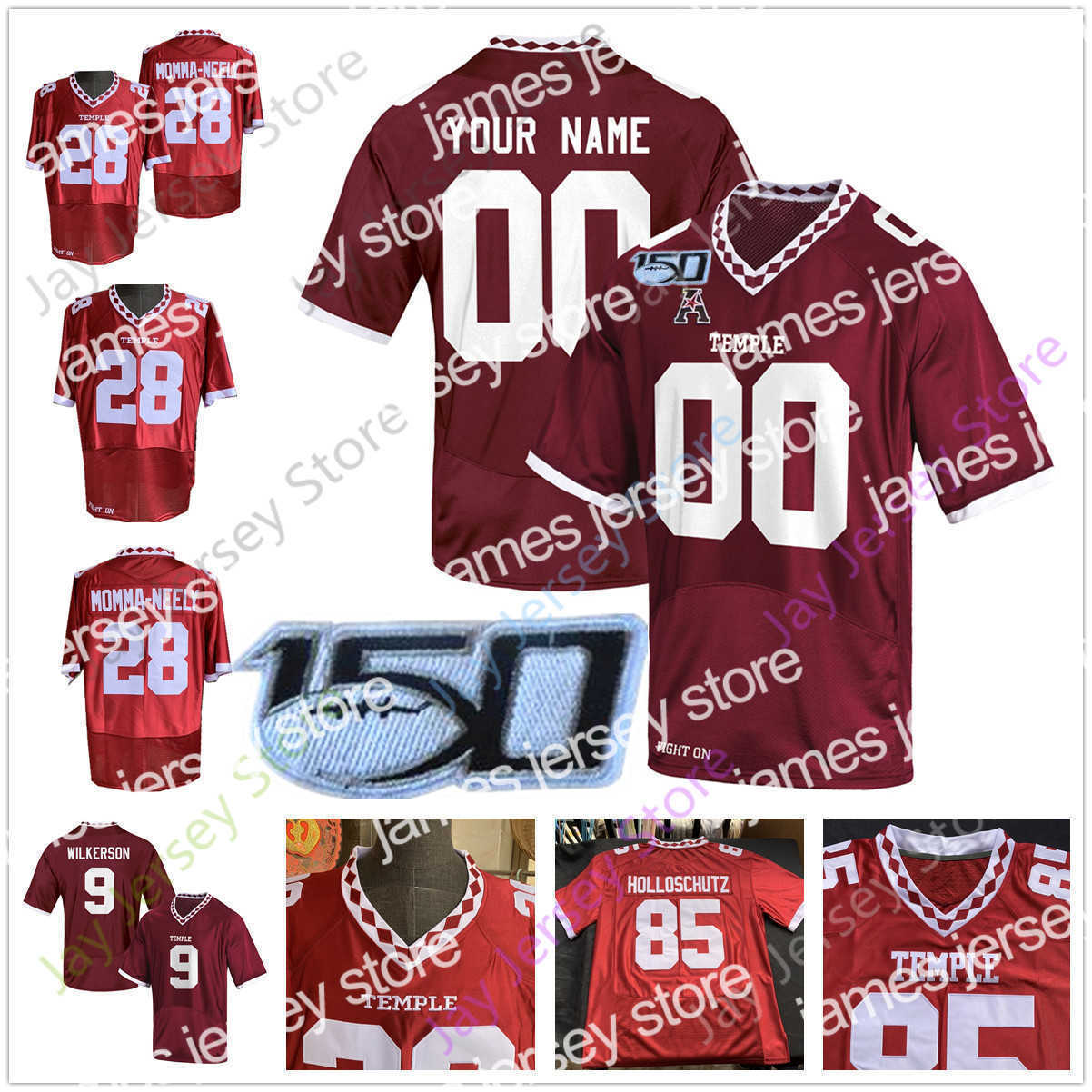 NEW Football Jerseys Football Jerseys Custom Temple Owls Football Jersey College Anthony Russo Re'Mahn Davis Jadan Blue Ifeanyi Maijeh Quinc, No extra patch
NEW Football Jerseys Football Jerseys Custom Temple Owls Football Jersey College Anthony Russo Re'Mahn Davis Jadan Blue Ifeanyi Maijeh Quinc, No extra patch