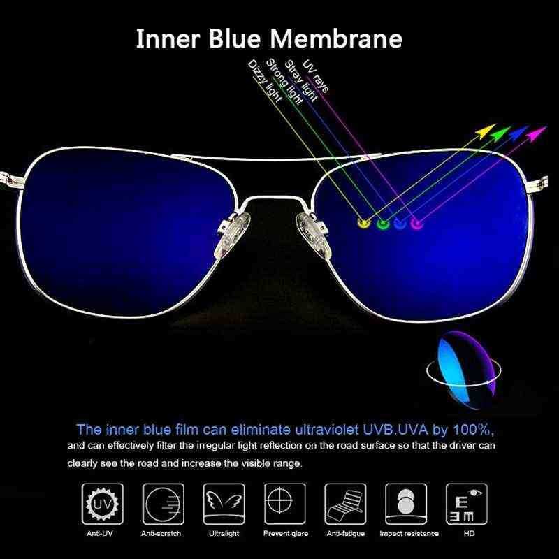 Sunglasses Randolph Re Men Woman Brand Designer Vintage American Army Military Sun Glasses Aviation Gafas De Sol Hombre gift