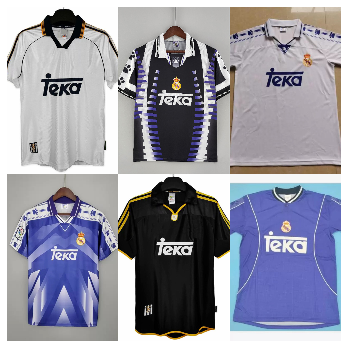 94 96 97 98 99 Real Madrids Retro jerseys 1994 1996 1997 1998 1999 Soccer jersey vintage classic RAUL Redondo football shirt MIJATOVIC maillot de foot, 94`96home
94 96 97 98 99 Real Madrids Retro jerseys 1994 1996 1997 1998 1999 Soccer jersey vintage classic RAUL Redondo football shirt MIJATOVIC maillot de foot, 94`96home