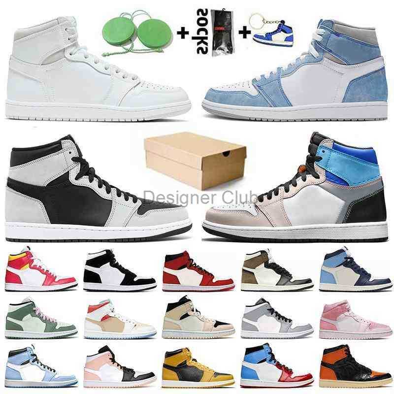 2021 shoes 1 Basketball Shoes Women Mens 1s Trainers High OG Hyper Royal Neutral Grey Prototype Shadow 2.0 Obsidian Dark Mocha Twist Pine