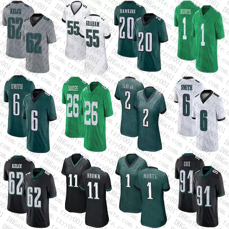 Jalen Hurts AJ Brown Jason Kelce Football Jersey DeVonta Smith Miles Sanders Darius Slay Jr Haason Reddick Boston Scott Jake Elliott Donovan McNabb James Bradberry, Youth 
Jalen Hurts AJ Brown Jason Kelce Football Jersey DeVonta Smith Miles Sanders Darius Slay Jr Haason Reddick Boston Scott Jake Elliott Donovan McNabb James Bradberry, Youth