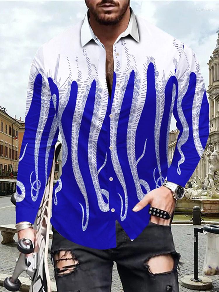 Men's Casual Shirts Arrival Men Dress Shirt Long Sleeve Luxury Button Up Tops Brand Party Holiday Streetwear Printing Clothing
Men's Casual Shirts Arrival Men Dress Shirt Long Sleeve Luxury Button Up Tops Brand Party Holiday Streetwear Printing Clothing