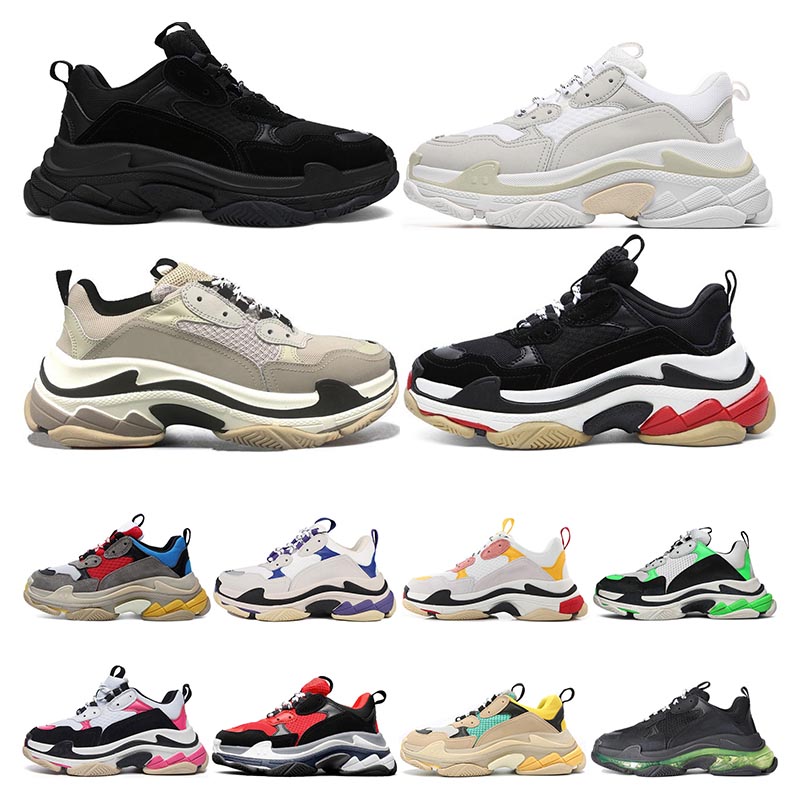 triple s mens women Casual Shoes fashion Luxurys Designers vintage sneakers black white grey purple tennis trainers jogging walking outdoor, 1#color
triple s mens women Casual Shoes fashion Luxurys Designers vintage sneakers black white grey purple tennis trainers jogging walking outdoor, 1#color