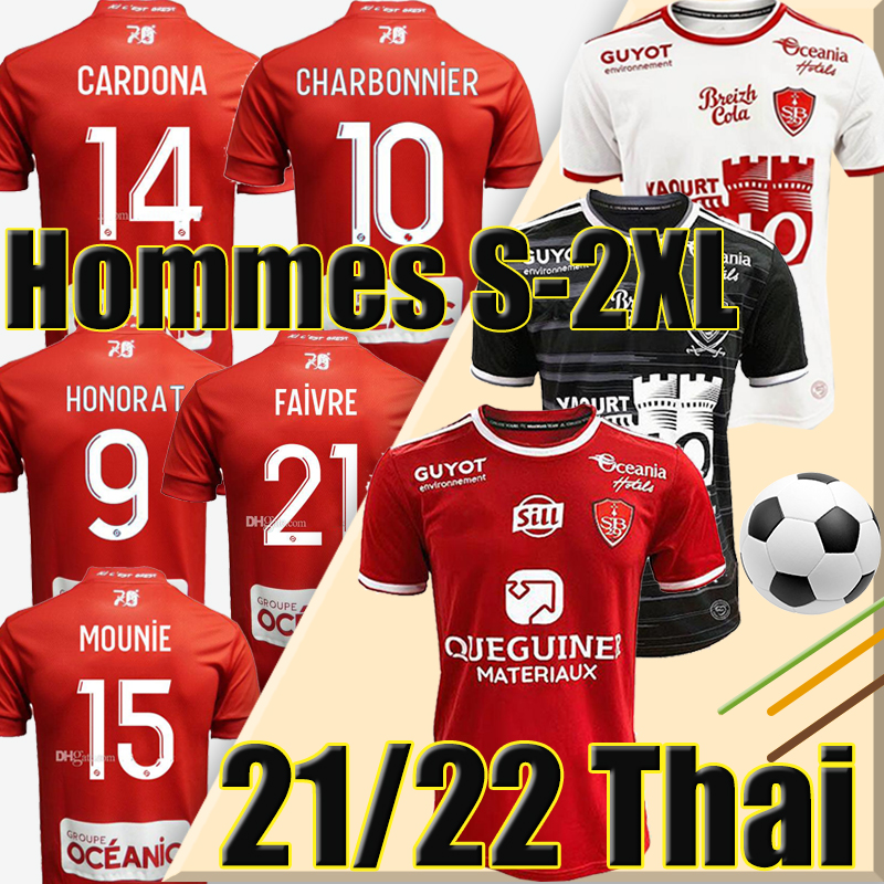 21/22 Stade Brestois 29 Soccer Jerseys LASNE DIALLO GRANDSIR CHARBONNIER MOUNIE FAIVRE MAGNETTI HONORAT 2021 2022 Brest Rouge Noir Home Away Third Football Shirts, 21-22 third
21/22 Stade Brestois 29 Soccer Jerseys LASNE DIALLO GRANDSIR CHARBONNIER MOUNIE FAIVRE MAGNETTI HONORAT 2021 2022 Brest Rouge Noir Home Away Third Football Shirts, 21-22 third