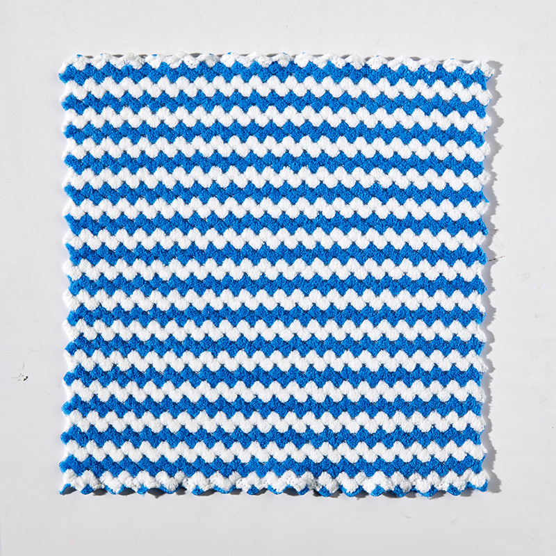 Kitchen Cleaning Rag Cloths Dishcloth Household Microfiber Non-stick Oil Table Cleaning Wipe Cloth Scouring Pad