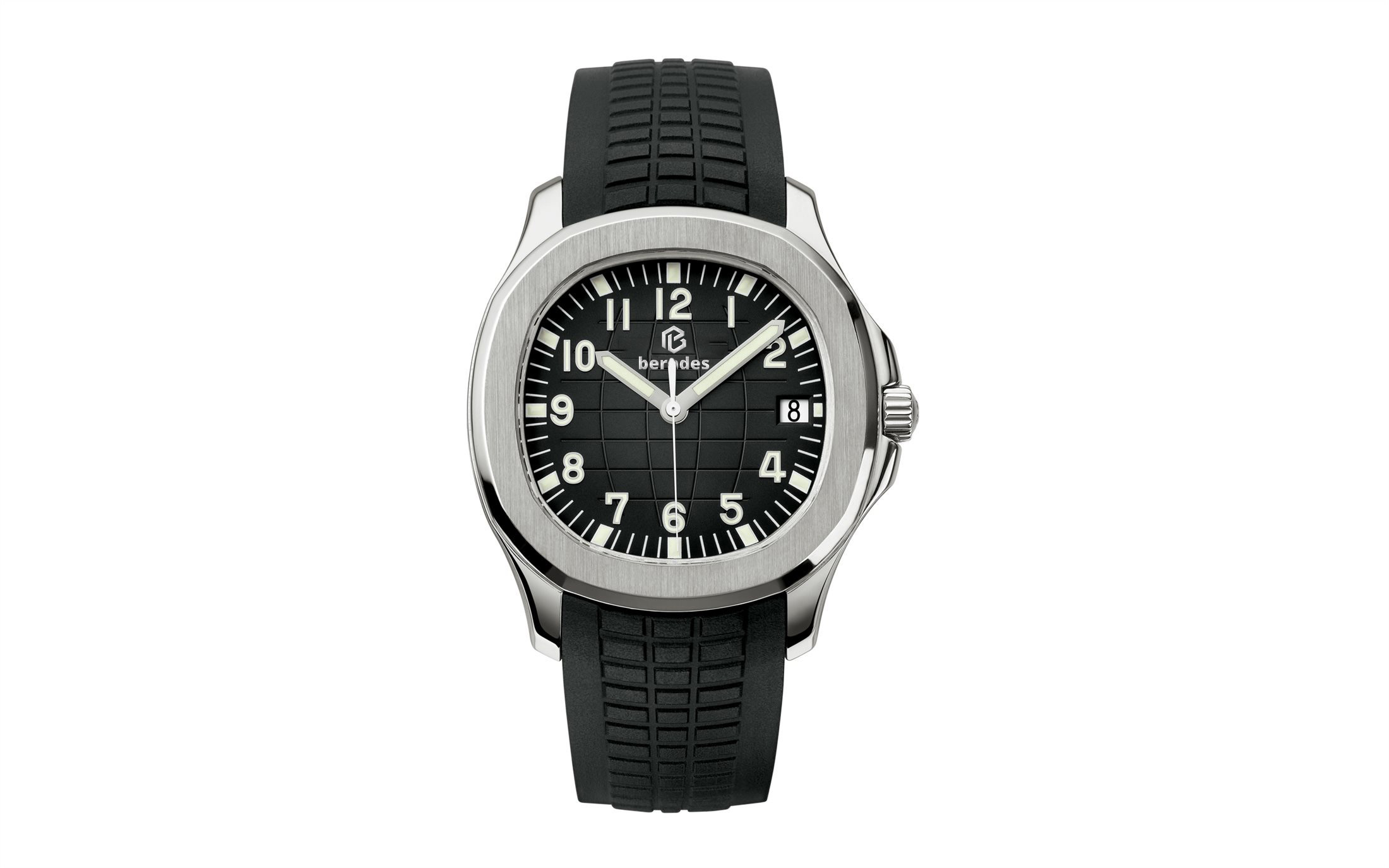 Watch Men's Automatic Watch Men's 40M Women's 35MM three-dimensional relief dial appearance set with 48 diamonds couple size