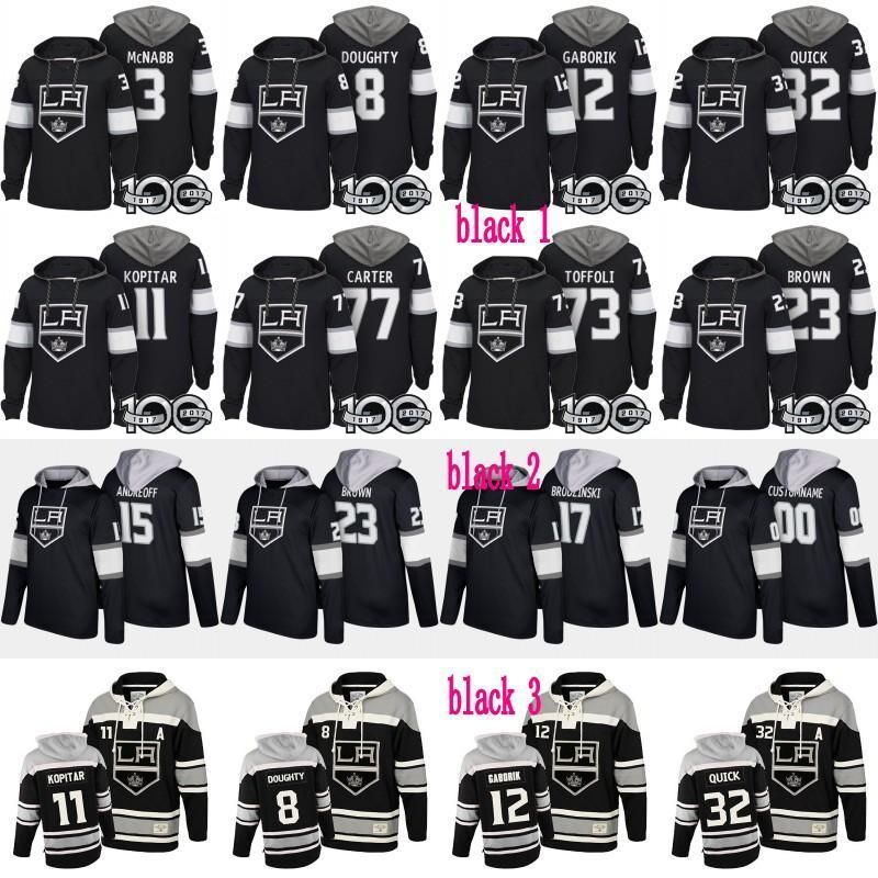 Hockey Los Angeles Kings Hoodies 100th Patch 8 Drew Doughty 23 Dustin Brown 32 Jonathan Quick 77 Jeff Carter 99 Wayne Gretzky Custom Hockey, 12 black
Hockey Los Angeles Kings Hoodies 100th Patch 8 Drew Doughty 23 Dustin Brown 32 Jonathan Quick 77 Jeff Carter 99 Wayne Gretzky Custom Hockey, 12 black
