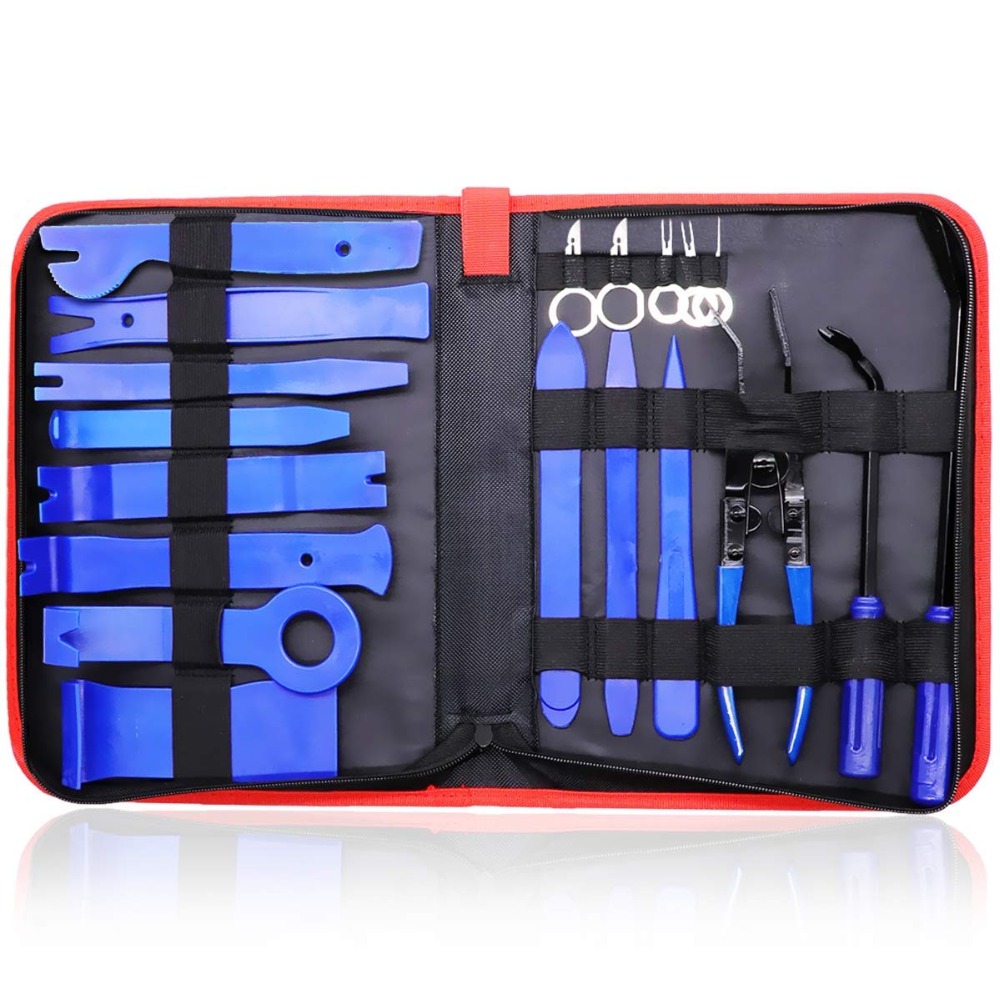 Auto Trim Removal Tool Automotive Kits Car Door Panel Dash Audio Radio Pry Upholstery Repair Kit