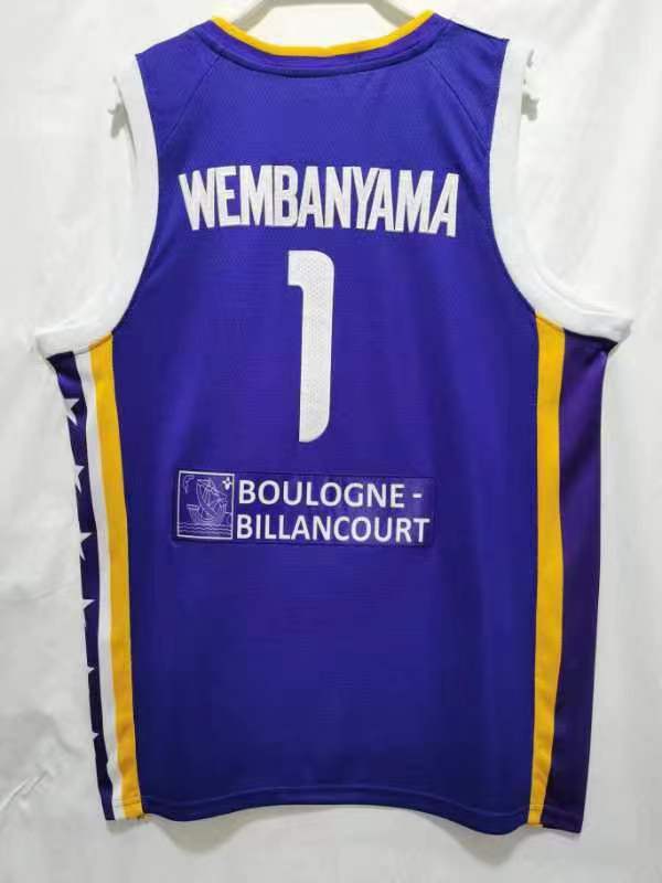 Victor Wembanyama 1 Jersey Basketball Men Stitched Jerseys S-XXL Mix Match Order Purple White Color
Victor Wembanyama 1 Jersey Basketball Men Stitched Jerseys S-XXL Mix Match Order Purple White Color