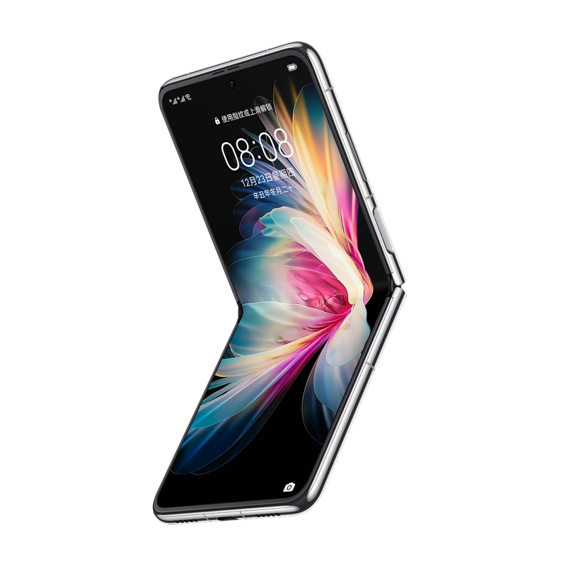 Original Huawei P50 Pocket 4G Mobile Phone Foldable 8GB 12GB RAM 256GB 512GB ROM Snapdragon 888 HarmonyOS 6.9" 120Hz Screen 40MP NFC Face ID Fing