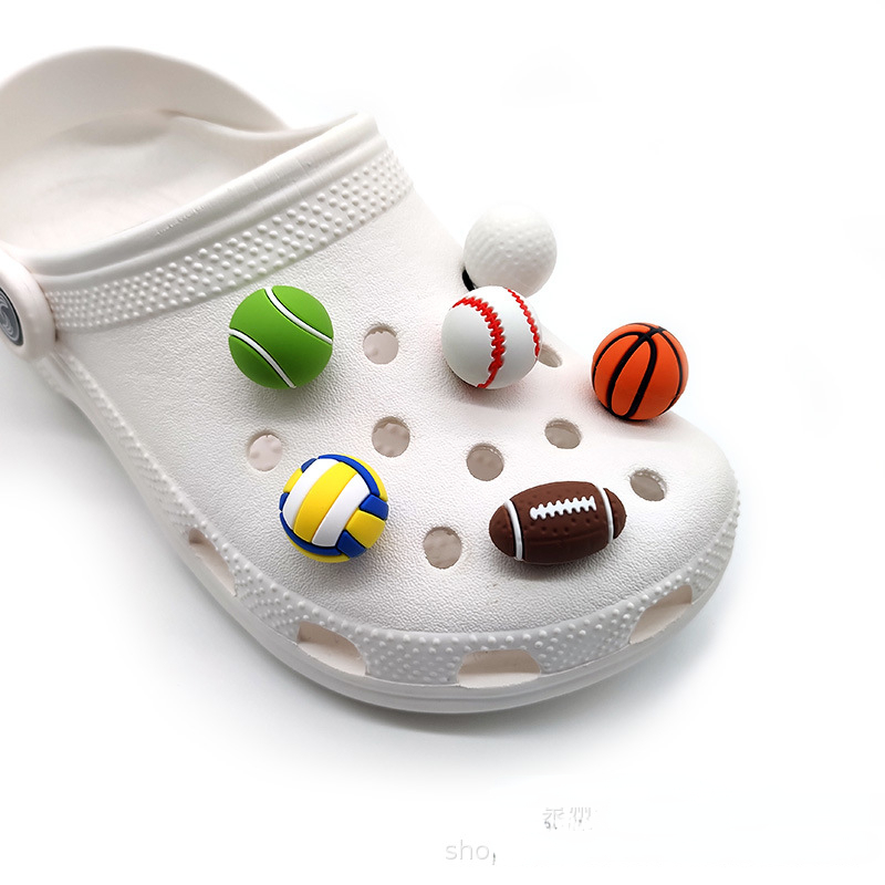3d Sport Basketball Ball Shoe Parts Accessories Soccer Baseball Jibitz Croc Charms Clog Pins
3d Sport Basketball Ball Shoe Parts Accessories Soccer Baseball Jibitz Croc Charms Clog Pins
