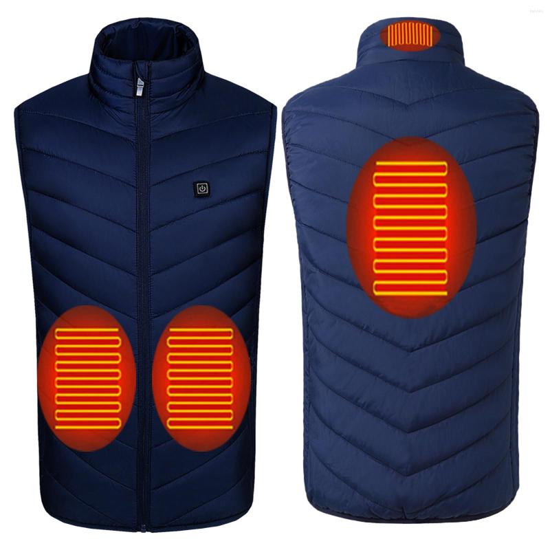 Men's Vests Heating Vest Winter Warm Jacket Heated USB Charging Intelligent Clothes Hunting