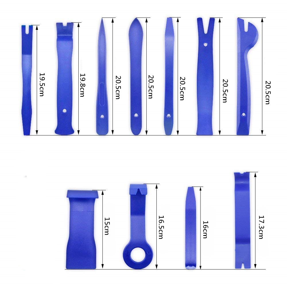 Auto Trim Removal Tool Automotive Kits Car Door Panel Dash Audio Radio Pry Upholstery Repair Kit