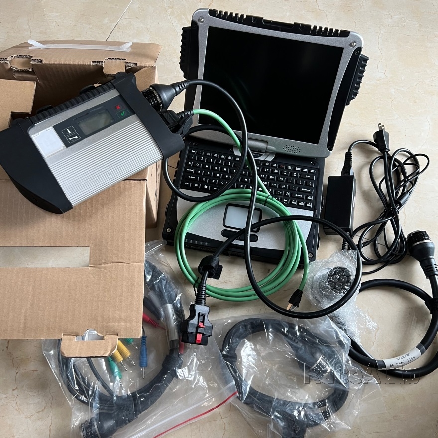 Star Mb Multiplexer c4 SD CONNECT WIFI CF19 Touchbook Laptop with Hdd 2023.09 Multi-languages Diagnostic Scan Tool