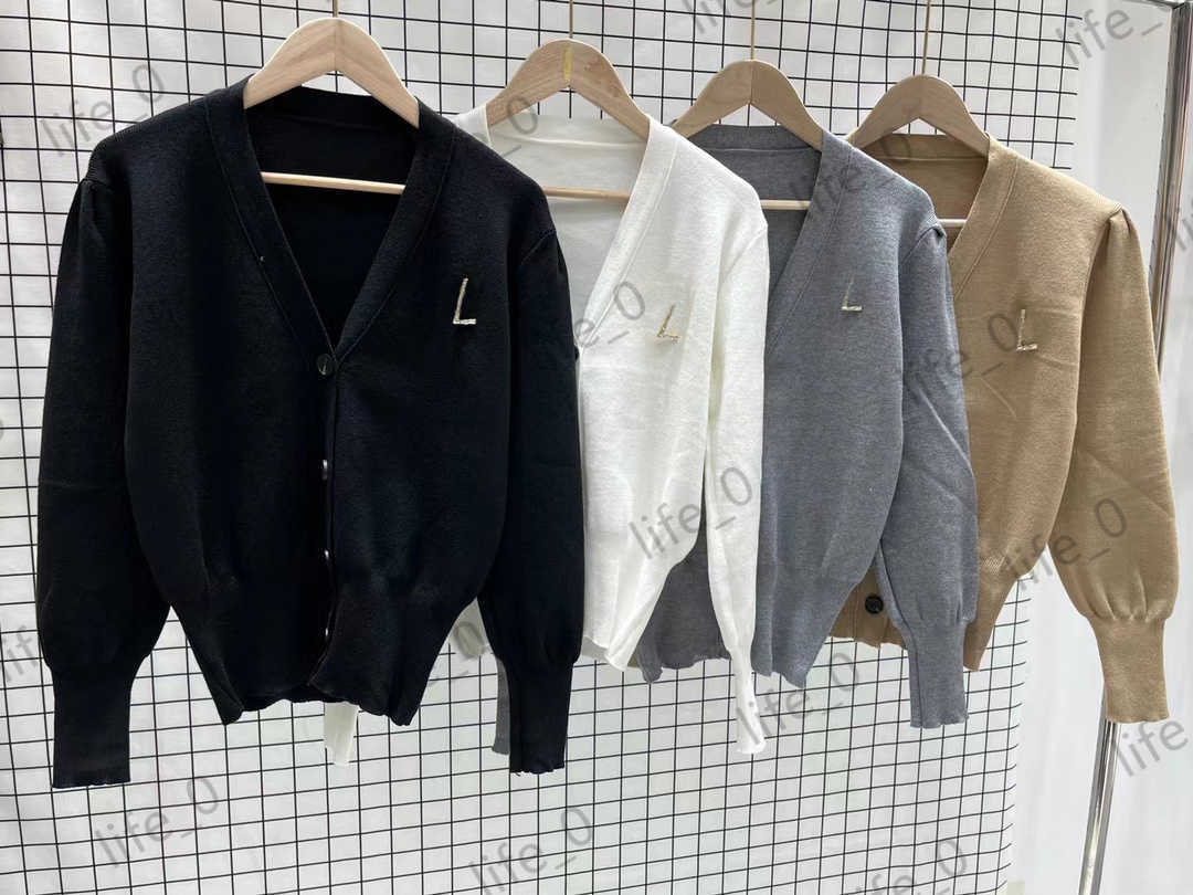Brand Cardigan Womens Sweater Fashion Lettered Logo Embroidery Short Style Cardigans Tops Single Button V-neck Knitwear Casual Women Sweaters 4 Colors, 11
Brand Cardigan Womens Sweater Fashion Lettered Logo Embroidery Short Style Cardigans Tops Single Button V-neck Knitwear Casual Women Sweaters 4 Colors, 11