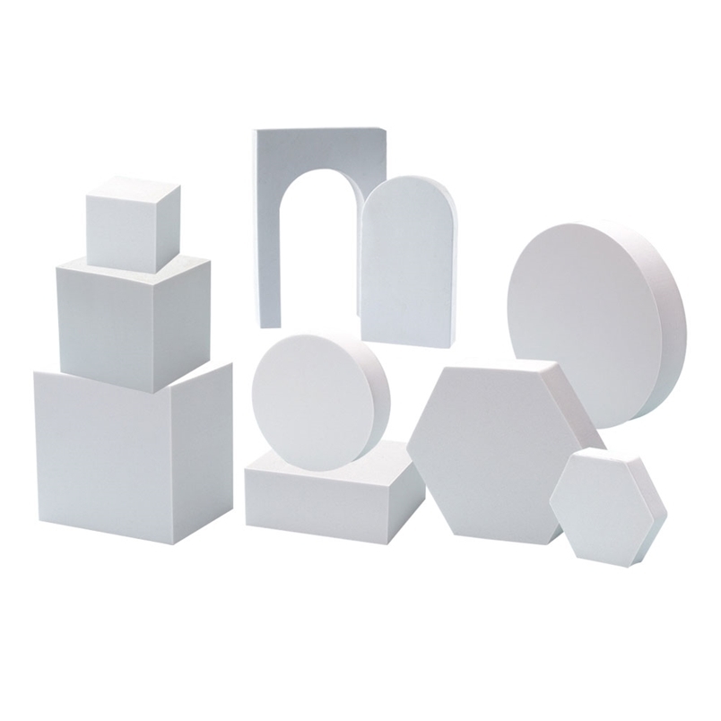Background Material 10pcs/set Multi Shapes Foam Studio Pography Prop Geometric Cube Jewelry Display Posing Solid Shooting Riser Stand 221017