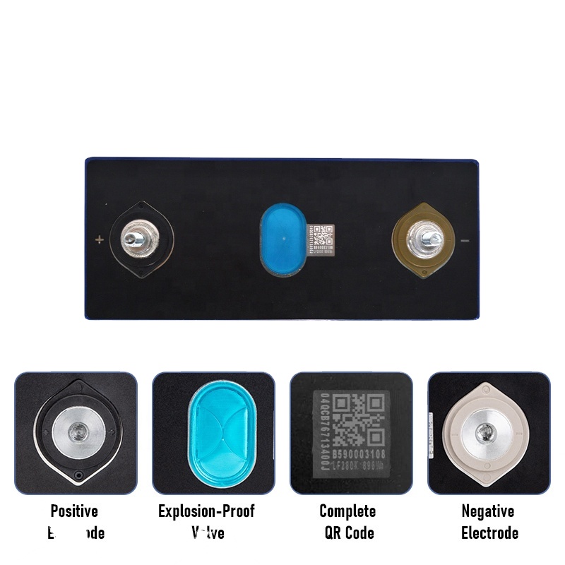 3.2V 320AH 310AH 280Ah 200Ah Lifepo4 Solar Cell Battery Rechargeable Lithium Iron Phosphate for 12V 24V 48V Boat Golf Cart RV EV Home EES