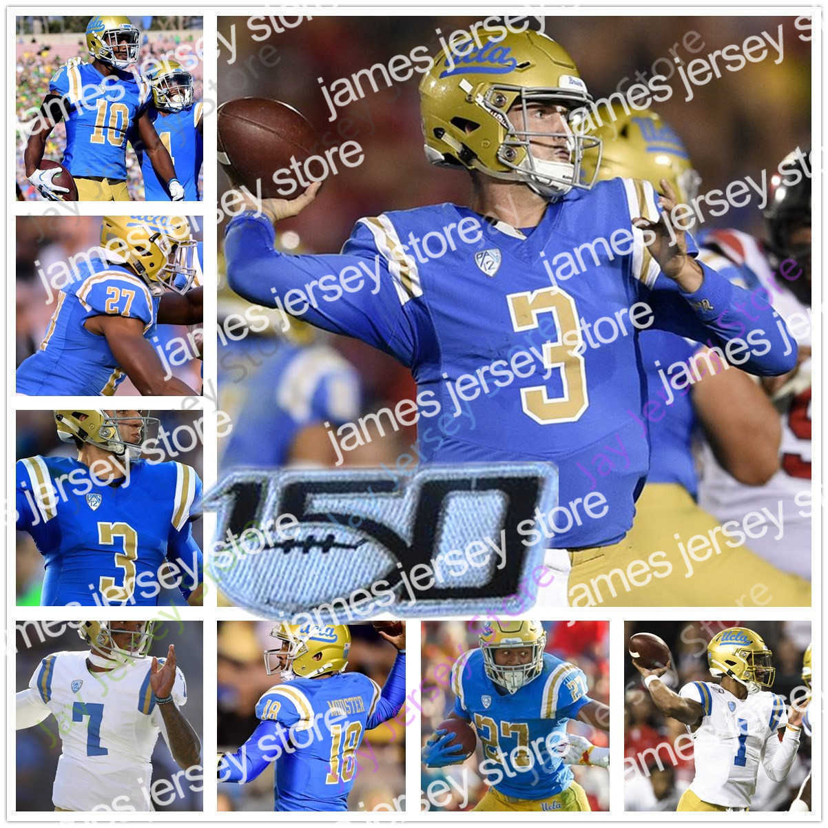 Football Jerseys Custom UCLA Bruins Football Jersey College Jaylen Erwin Kyle Philips Greg Dulcich Krys Barnes Josh Woods Wilton Speight Caleb Wilson, With 150th patch
Football Jerseys Custom UCLA Bruins Football Jersey College Jaylen Erwin Kyle Philips Greg Dulcich Krys Barnes Josh Woods Wilton Speight Caleb Wilson, With 150th patch