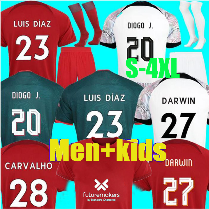 22 23 Futuremakers soccer jerseys season home away 3rd DARWIN 2022 2023 Mohamed Diogo Luis DIaz Alexander Arnold football kit shirts men kids uniform special edition, Third epl
22 23 Futuremakers soccer jerseys season home away 3rd DARWIN 2022 2023 Mohamed Diogo Luis DIaz Alexander Arnold football kit shirts men kids uniform special edition, Third epl