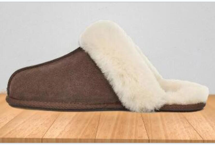 Women's Men's Fur Mule Slipper Fluffy Winter Warm House Platform Slippers Chestnut Real Leather Indoor Thin Bottom Sliders, Chestnut#2
Women's Men's Fur Mule Slipper Fluffy Winter Warm House Platform Slippers Chestnut Real Leather Indoor Thin Bottom Sliders, Chestnut#2