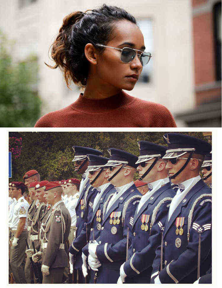 Sunglasses Randolph Re Men Woman Brand Designer Vintage American Army Military Sun Glasses Aviation Gafas De Sol Hombre gift
