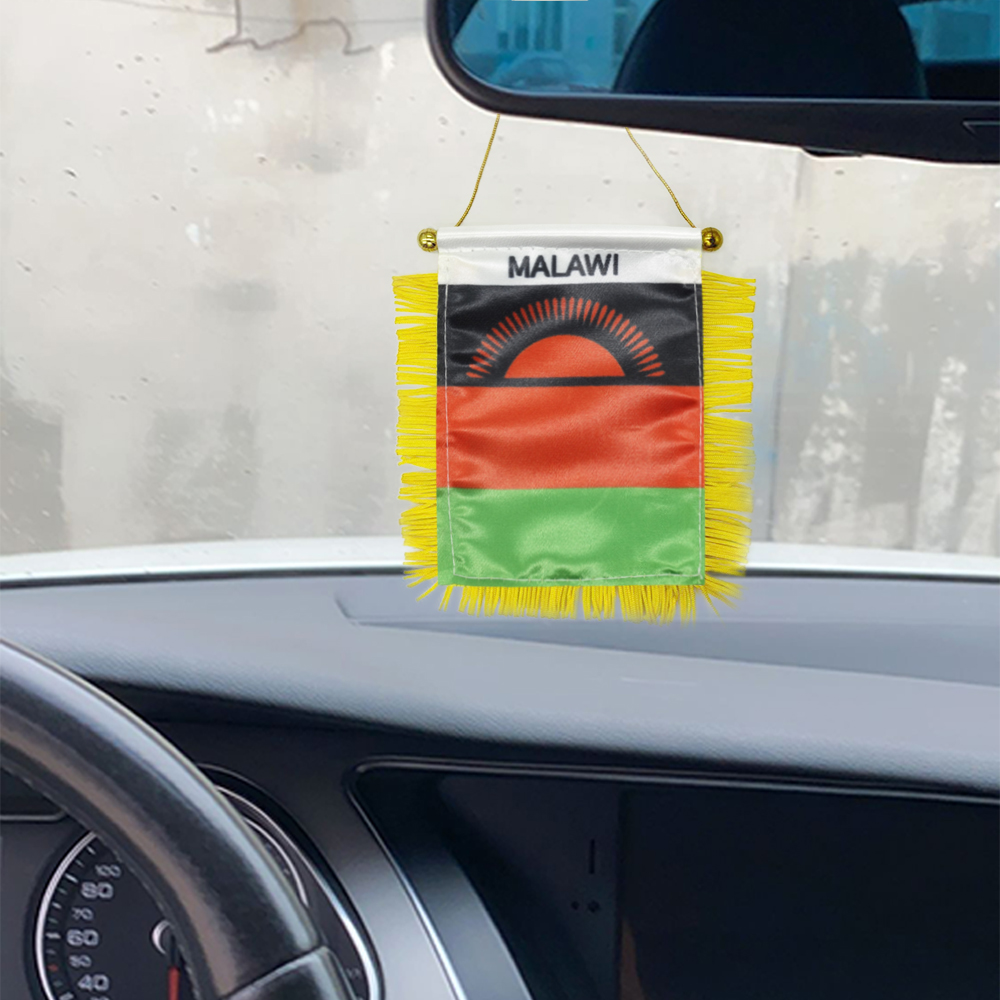 Malawi Fringy Window Hanging Flag 10x15 cm Double Sided Mini Malawi Exchange Flags with Suction Cup for Home Office Door Decor
Malawi Fringy Window Hanging Flag 10x15 cm Double Sided Mini Malawi Exchange Flags with Suction Cup for Home Office Door Decor