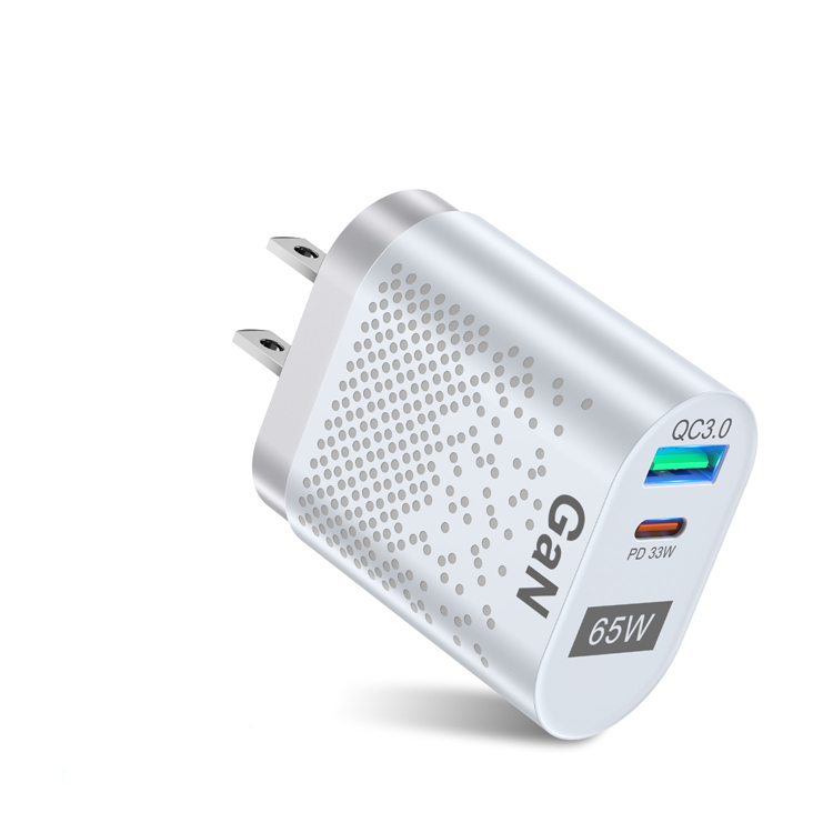 QC3.0 Fast Charger 65W GaN Wall Charger PD Type-C Quik Charging Adapter For iPhone US Plug
QC3.0 Fast Charger 65W GaN Wall Charger PD Type-C Quik Charging Adapter For iPhone US Plug