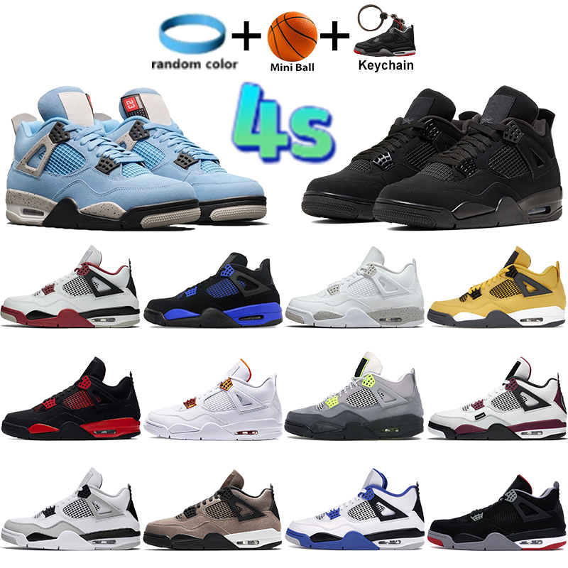4 4s Mens basketball shoes designer sneakers black cat game royal fire red tour yellow white cement oreo university blue men sports trainers fashion women shoe, Shoe box
4 4s Mens basketball shoes designer sneakers black cat game royal fire red tour yellow white cement oreo university blue men sports trainers fashion women shoe, Shoe box