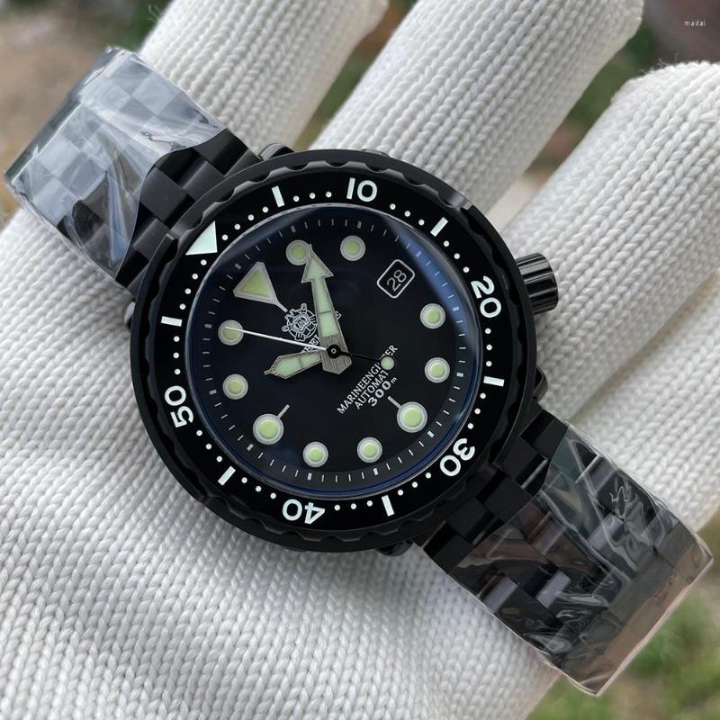 Wristwatches Steeldive Tuna Black PVD Diver Watch NH35 Automatic Men's Mechanical Watches 30Bar Waterproof Double Luminous Stainless, 75x-black-h-r-logo
Wristwatches Steeldive Tuna Black PVD Diver Watch NH35 Automatic Men's Mechanical Watches 30Bar Waterproof Double Luminous Stainless, 75x-black-h-r-logo