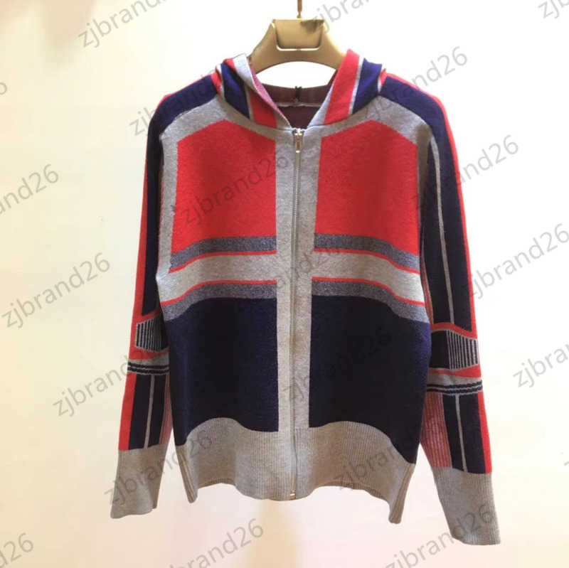 Designer Cardigan Sweater Womens Sweater Patchwork Striped Hooded Cardigans Back Pentagram Printed Zipper Thin Sweater Fashionable joker Women Tops 1970
Designer Cardigan Sweater Womens Sweater Patchwork Striped Hooded Cardigans Back Pentagram Printed Zipper Thin Sweater Fashionable joker Women Tops 1970