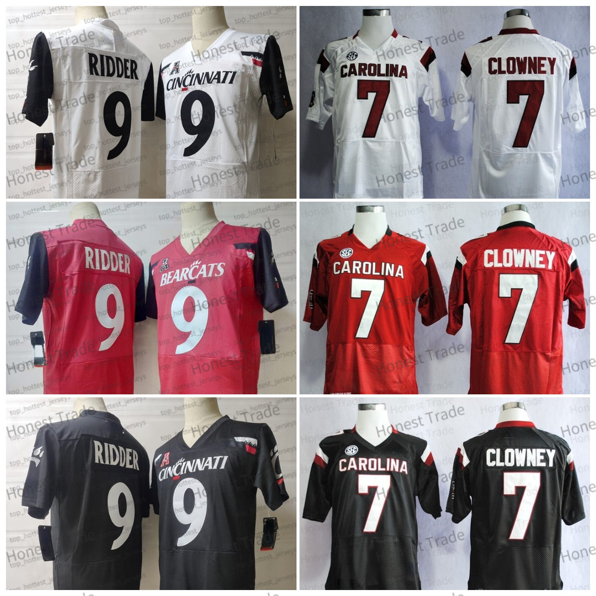 American College Football Wear NCAA South Carolina Gamecock Football Jersey 7 Jadeveon Clowney 9 Desmond Ridder College Cincinnati Red White Mens Jerseys, Men jersey
American College Football Wear NCAA South Carolina Gamecock Football Jersey 7 Jadeveon Clowney 9 Desmond Ridder College Cincinnati Red White Mens Jerseys, Men jersey