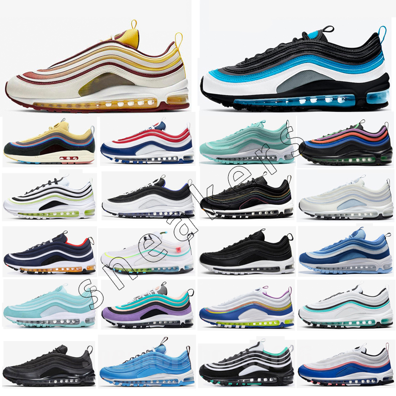 Running Shoes 97S Trainers Sports Sneakers Red Black Triple White Reflective Bred Game Royal Bullet Silver 97 Og Classic Men Women Aurora Max, Color 35
Running Shoes 97S Trainers Sports Sneakers Red Black Triple White Reflective Bred Game Royal Bullet Silver 97 Og Classic Men Women Aurora Max, Color 35