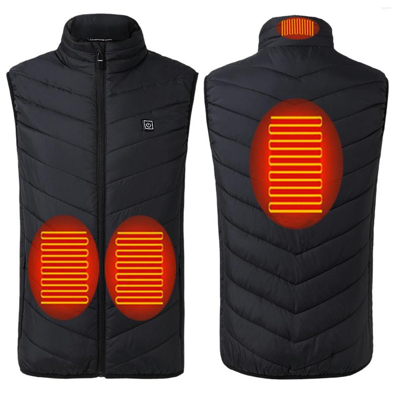 Men's Vests Heating Vest Winter Warm Jacket Heated USB Charging Intelligent Clothes Hunting