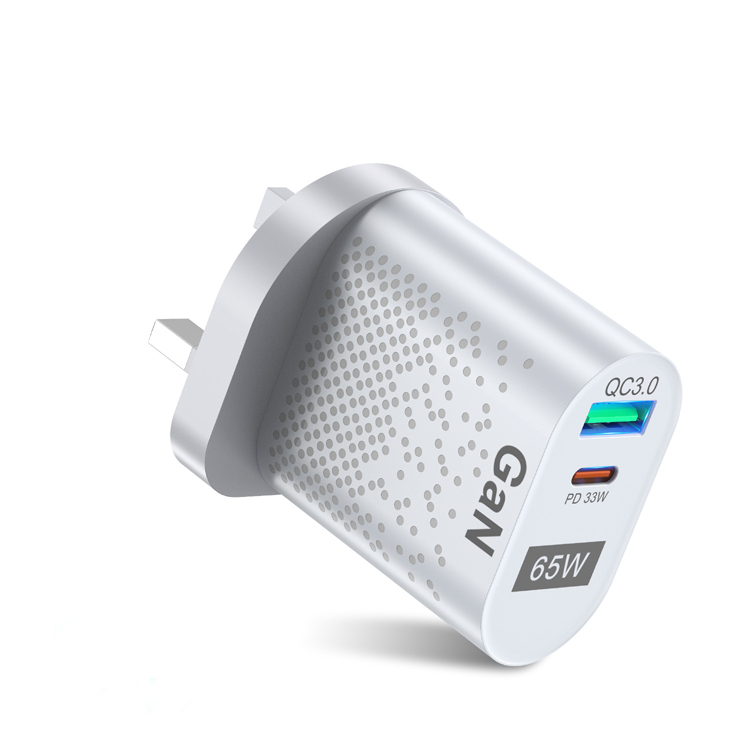 QC3.0 Fast Charger 65W GaN Wall Charger PD Type-C Quik Charging Adapter For iPhone UK Plug
QC3.0 Fast Charger 65W GaN Wall Charger PD Type-C Quik Charging Adapter For iPhone UK Plug