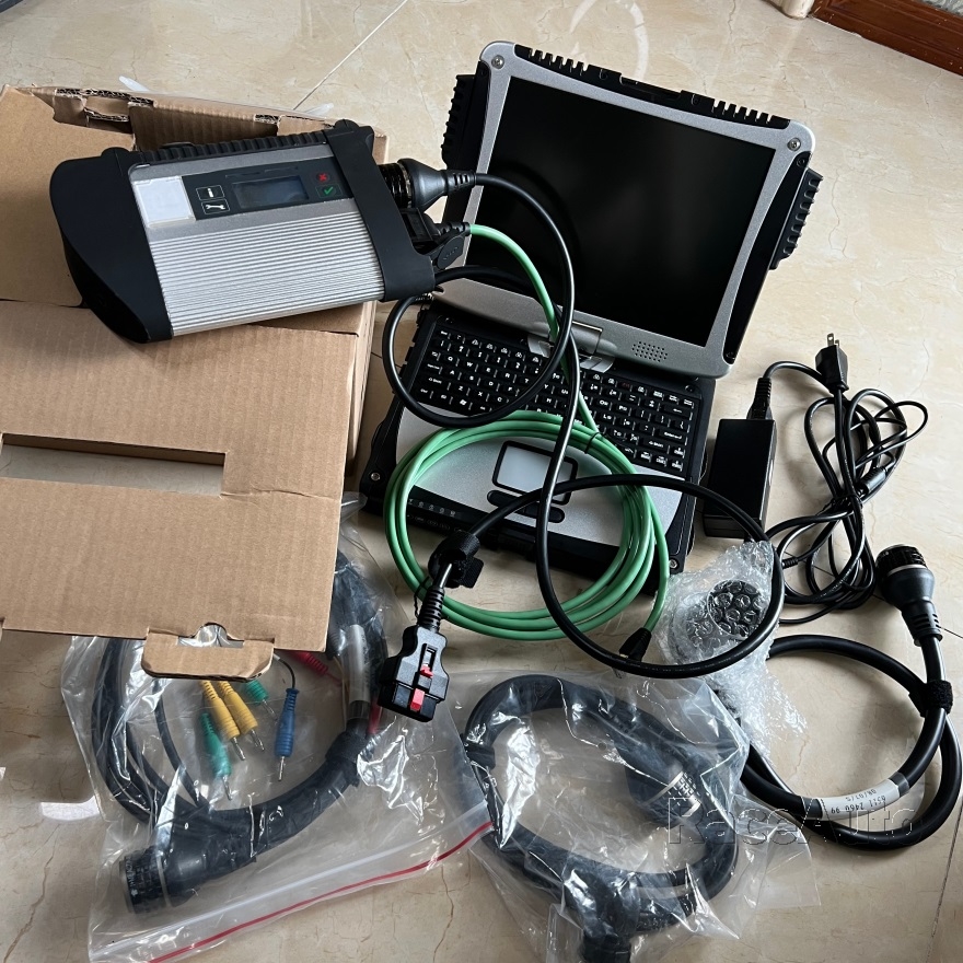 Star Mb Multiplexer c4 SD CONNECT WIFI CF19 Touchbook Laptop with Hdd 2023.09 Multi-languages Diagnostic Scan Tool