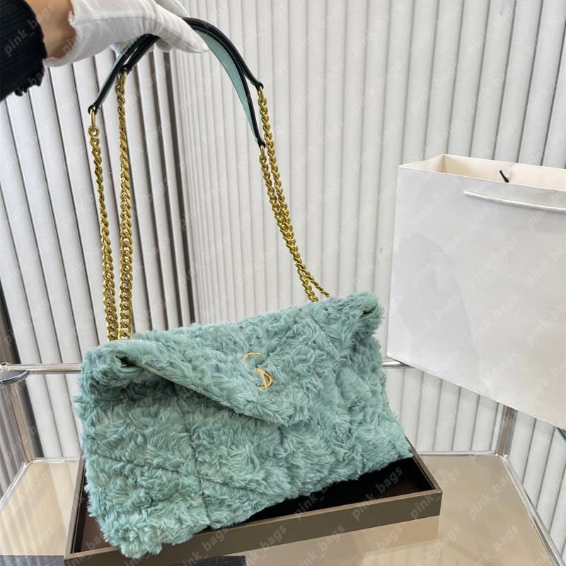 Fluffy Designer Shoulder Bag Fuzzy Women Puffer Handbag Furry Winter Womens YS Luxury Designers Handbags Crossbody Bags Purse Tote 1018, Box sold with bag
Fluffy Designer Shoulder Bag Fuzzy Women Puffer Handbag Furry Winter Womens YS Luxury Designers Handbags Crossbody Bags Purse Tote 1018, Box sold with bag