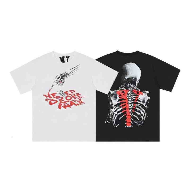 Men' T-Shirts Hot Selling Trendy Brand Men and Women Tees Trendy V lone Skeleton Finger English Big v Loose Short Sleeve T-shirt Men' and Women' High, White
Men' T-Shirts Hot Selling Trendy Brand Men and Women Tees Trendy V lone Skeleton Finger English Big v Loose Short Sleeve T-shirt Men' and Women' High, White