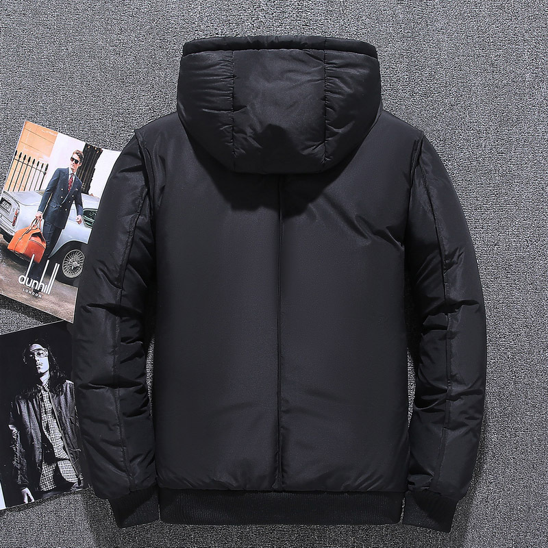 Winter Warm Men Jacket Coat Casual Autumn Stand Collar Puffer Thick Hat White Duck Parka Male Mens Winter Down Jacket With Hood 220912