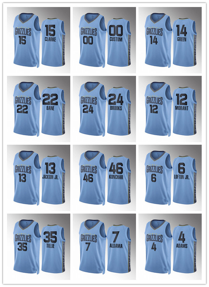 Basketball Jersey Ja Morant #12 Desmond Bane #22 2022-23 Statement Memphis''Grizzlies''Men Blue Swingman, 16
Basketball Jersey Ja Morant #12 Desmond Bane #22 2022-23 Statement Memphis''Grizzlies''Men Blue Swingman, 16