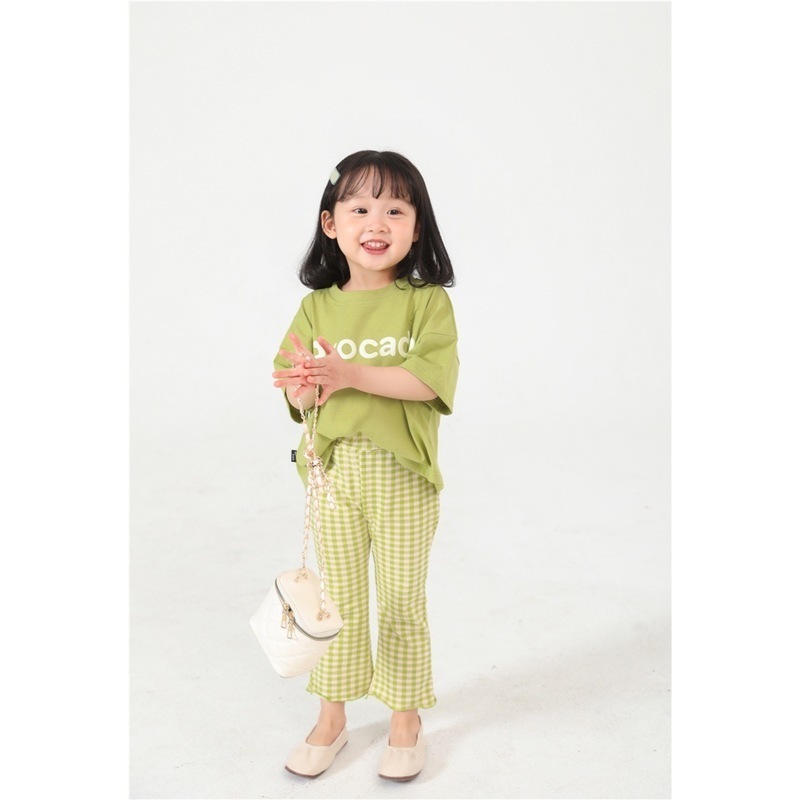 Candy Color Baby Girls Cotton Boot Cut Pant Streetwear Cute Kids Girls Trousers Infant Flares Pant 220512
