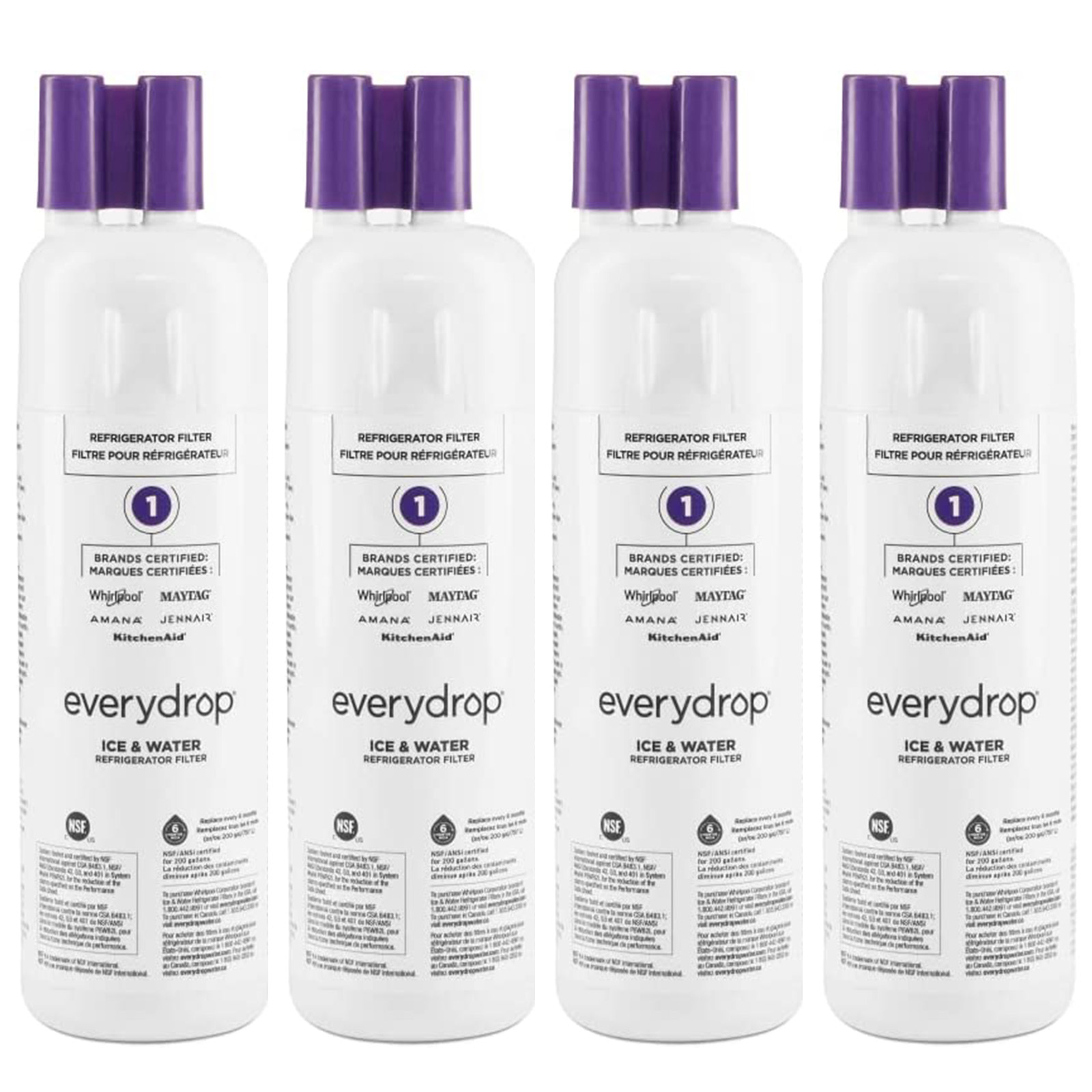 EDR1RXD1 Water Filter W10295370 46-9081 46-9930 P4RFWB Ice and Refrigerator Reduce 99% of Lead 4Packs
EDR1RXD1 Water Filter W10295370 46-9081 46-9930 P4RFWB Ice and Refrigerator Reduce 99% of Lead 4Packs